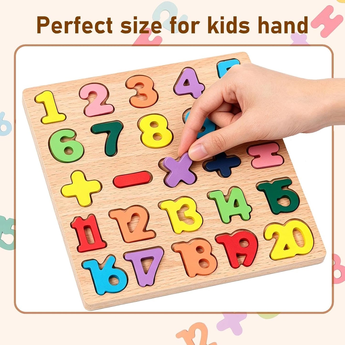 Montessori Wooden Puzzle for Toddlers