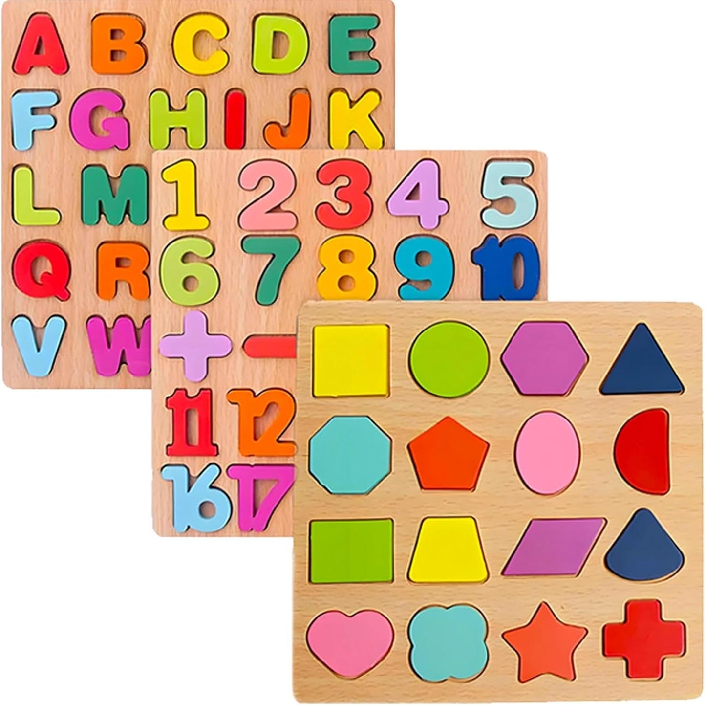 Montessori Wooden Puzzle for Toddlers