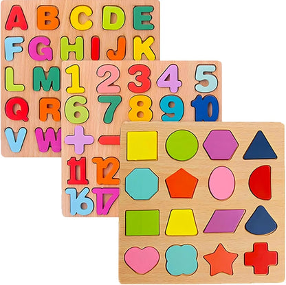 Montessori Wooden Puzzle for Toddlers
